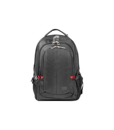 Natec NTO-1703 Laptop Backpack Merino Backpack Black 15.6 " Shoulder strap