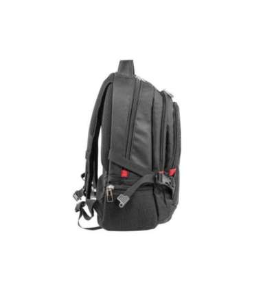 Natec NTO-1703 Laptop Backpack Merino Backpack Black 15.6 " Shoulder strap