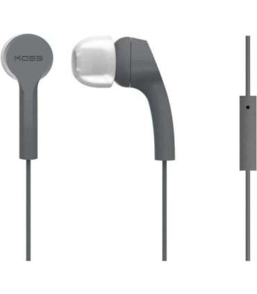 Koss Headphones KEB9iGRY Wired In-ear Microphone Gray