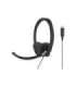 Koss USB Communication Headsets CS300 Wired On-Ear Microphone Noise canceling Black