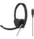 Koss USB Communication Headsets CS300 Wired On-Ear Microphone Noise canceling Black