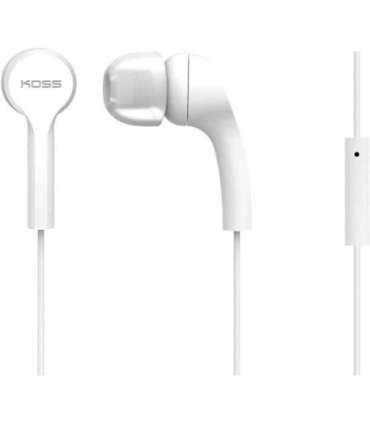 Koss Headphones KEB9iW Wired In-ear Microphone White