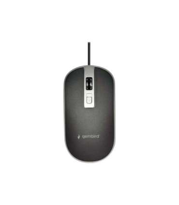 Gembird Optical USB mouse MUS-4B-06-BS Optical mouse Black/Silver