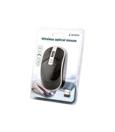 Gembird Wireless Optical mouse MUSW-4B-06-BS Optical mouse USB Black