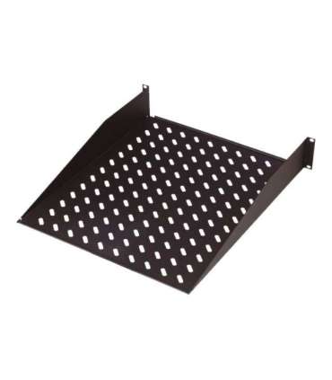 Digitus 2U Fixed Shelf for Racks DN-19 TRAY-2-SW Black Perfect for storage of components which are not 483 mm