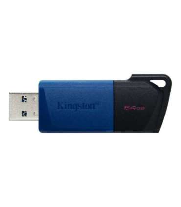 Kingston USB 3.2 Flash Drive DataTraveler Exodia M 64 GB USB 3.2 Black/Blue