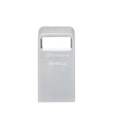 Kingston USB 3.2 Flash Drive DataTraveler micro 64 GB USB 3.2 Silver