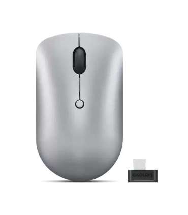 Lenovo Wireless Compact Mouse 540 Red optical sensor Wireless 2.4G Wireless via USB-C receiver Cloud Grey |