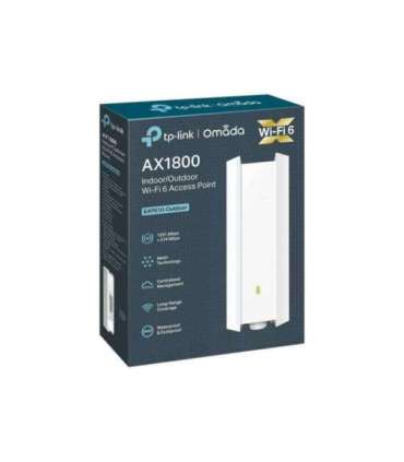 TP-LINK AX1800 Indoor/Outdoor WiFi 6 Access Point EAP610-Outdoor 802.11ax 2.4 GHz/5 GHz 1201+574 Mbit/s |