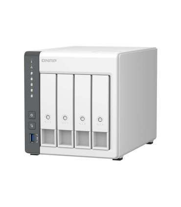 QNAP 4 Bay ARM TS-433-4G Cortex-A55 ARM 4-core Processor frequency 2.0 GHz 4 GB On board (non-expandable)