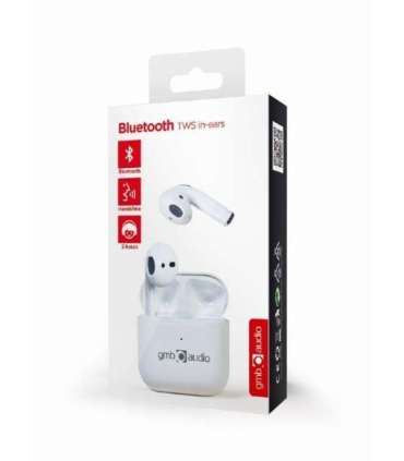 Gembird TWS Earbuds Valletta TWS-MLA-GW Bluetooth White