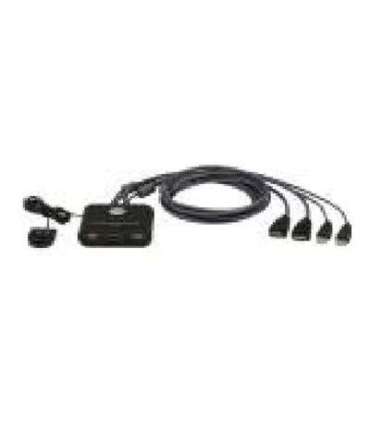 Aten 2-Port USB FHD HDMI Cable KVM Switch CS22HF