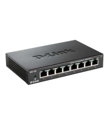 D-Link Ethernet Switch DES-108/E Unmanaged Desktop 10/100 Mbps (RJ-45) ports quantity 8 60 month(s)