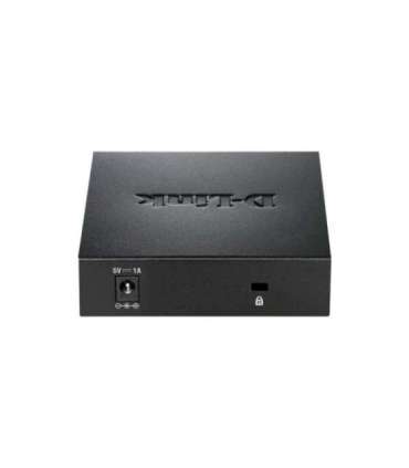 D-Link Ethernet Switch DGS-105/E Unmanaged Desktop Gigabit Ethernet (copper) ports quantity 5 60 month(s)