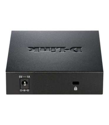 D-Link Ethernet Switch DGS-105/E Unmanaged Desktop Gigabit Ethernet (copper) ports quantity 5 60 month(s)