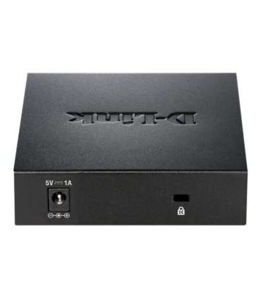 D-Link Ethernet Switch DGS-105/E Unmanaged Desktop Gigabit Ethernet (copper) ports quantity 5 60 month(s)