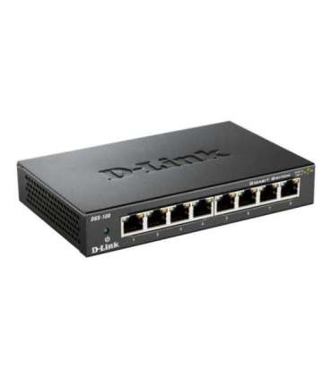 D-Link Switch DGS-108/E Unmanaged Desktop Gigabit Ethernet (copper) ports quantity 8 60 month(s)