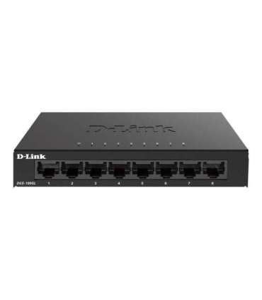 D-Link Switch DGS-108GL/E Unmanaged Desktop Gigabit Ethernet (copper) ports quantity 8 60 month(s)