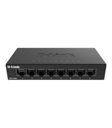 D-Link Switch DGS-108GL/E Unmanaged Desktop Gigabit Ethernet (copper) ports quantity 8 60 month(s)