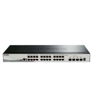 D-Link Stackable Smart Managed Switch with 10G Uplinks DGS-1510-28X/E Managed L2 Rackmountable Gigabit