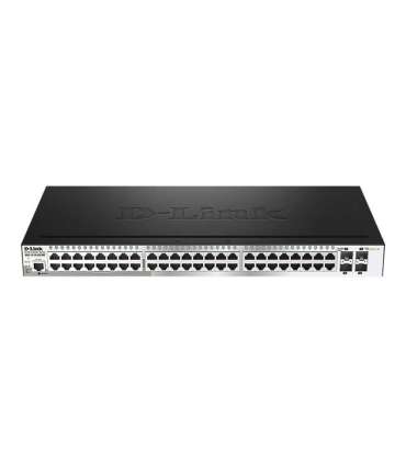 D-Link Stackable Smart Managed Switch with 10G Uplinks DGS-1510-52X/E Managed L2 Rackmountable Gigabit