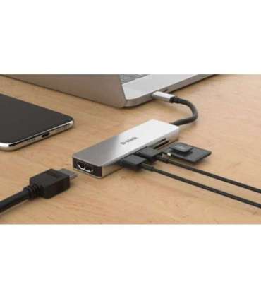 D-Link 5-in-1 USB-C™ Hub with HDMI and SD/microSD Card Reader DUB-M530 USB Type-C