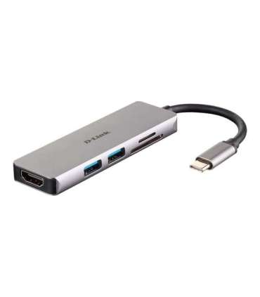 D-Link 5-in-1 USB-C™ Hub with HDMI and SD/microSD Card Reader DUB-M530 USB Type-C