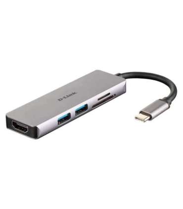 D-Link 5-in-1 USB-C™ Hub with HDMI and SD/microSD Card Reader DUB-M530 USB Type-C
