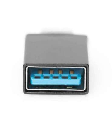 Digitus USB Type-C adapter, type C to A M/F, 3A, 5GB, 3.0 Version AK-300506-000-S Plug USB C Jack USB A