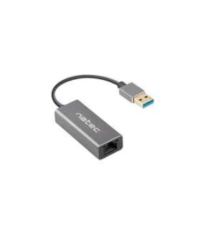 Natec Ethernet Adapter, Cricket USB 3.0, USB 3.0 to RJ45, Black Natec Ethernet Adapter Network Card NNC-1924