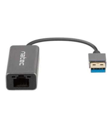 Natec Ethernet Adapter, Cricket USB 3.0, USB 3.0 to RJ45, Black Natec Ethernet Adapter Network Card NNC-1924