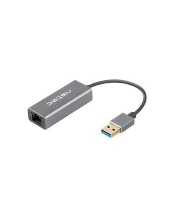 Natec Ethernet Adapter, Cricket USB 3.0, USB 3.0 to RJ45, Black Natec Ethernet Adapter Network Card NNC-1924