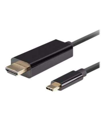 Lanberg USB-C to HDMI Cable, 1.8 m 4K/60Hz, Black Lanberg USB-C to HDMI Cable CA-CMHD-10CU-0018-BK Black 1.8 m