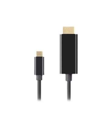 Lanberg USB-C to HDMI Cable, 3 m 4K/60Hz, Black Lanberg USB-C to HDMI Cable CA-CMHD-10CU-0030-BK 3 m