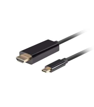 Lanberg USB-C to HDMI Cable, 3 m 4K/60Hz, Black Lanberg USB-C to HDMI Cable CA-CMHD-10CU-0030-BK 3 m