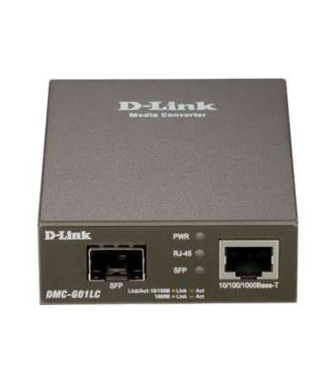 D-Link 1000BaseT to SFP Standalone Media Converter DMC-G01LC Gigabit SFP port 10/100/1000 Mbps port