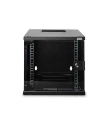 Digitus Wall Mounting Cabinet DN-10-06U-B Black IP protection class: IP20 Front door: Glass door, single