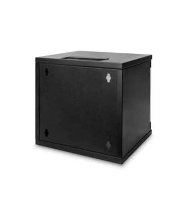 Digitus Wall Mounting Cabinet DN-10-06U-B Black IP protection class: IP20 Front door: Glass door, single