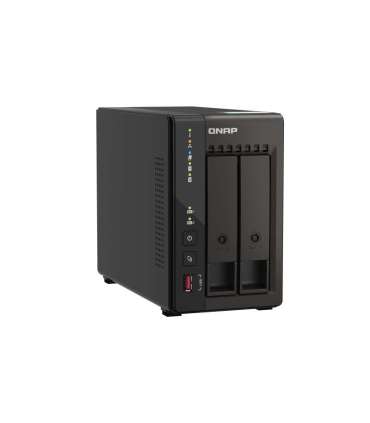 QNAP 2-Bay desktop NAS TS-253E-8G Intel Celeron J6412 4-core Processor frequency 2.6 GHz 8 GB