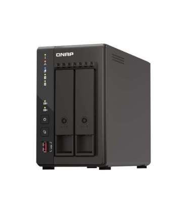 QNAP 2-Bay desktop NAS TS-253E-8G Intel Celeron J6412 4-core Processor frequency 2.6 GHz 8 GB