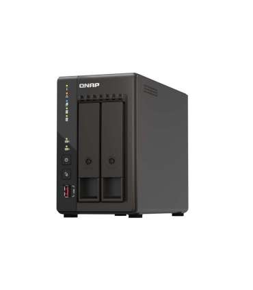 QNAP 2-Bay desktop NAS TS-253E-8G Intel Celeron J6412 4-core Processor frequency 2.6 GHz 8 GB