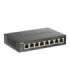 D-Link 8-Port Gigabit PoE Switch (4xPoE) DGS-1008P Unmanaged Desktop Power supply type External