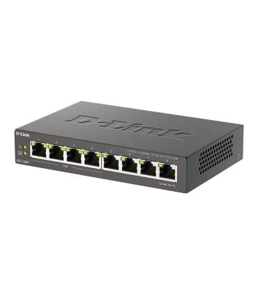 D-Link 8-Port Gigabit PoE Switch (4xPoE) DGS-1008P Unmanaged Desktop Power supply type External