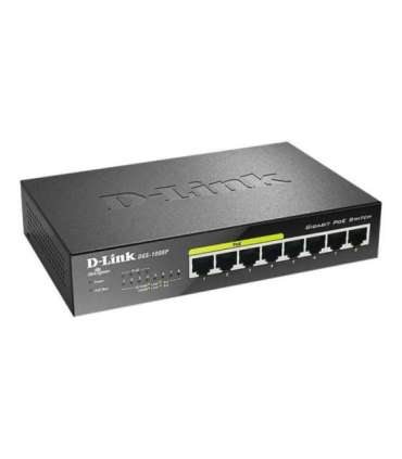 D-Link 8-Port Gigabit PoE Switch (4xPoE) DGS-1008P Unmanaged Desktop Power supply type External