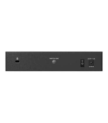 D-Link 8-Port Gigabit PoE Switch (4xPoE) DGS-1008P Unmanaged Desktop Power supply type External