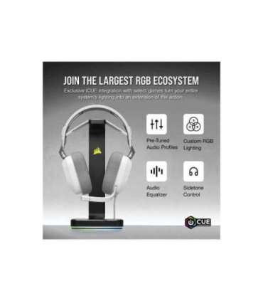 Corsair RGB USB Gaming Headset HS80 Wired Over-Ear