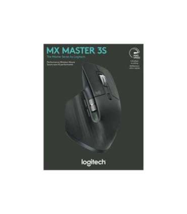 Logitech MX MASTER 3S Wireless Mouse, Graphite Logitech