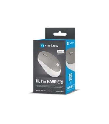 Natec Mouse Harrier 2 Wireless Bluetooth White/Grey