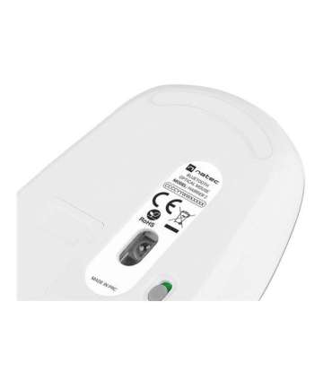Natec Mouse Harrier 2 Wireless Bluetooth White/Grey