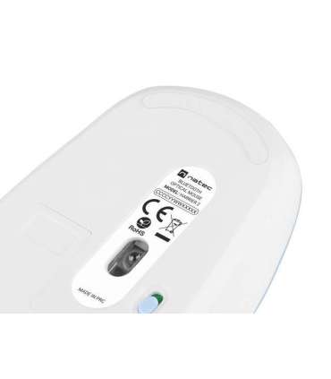 Natec Mouse Harrier 2 Wireless Bluetooth White/Blue
